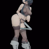 Jane Doe Statue | Zenless Zone Zero Fanart von Freyas Fantasy SFW,NSFW,Futa 3d printed statue,Zenless Zone Zero,3d printed,Jane Doe Statue,3d printed figure,futa statue,futa figurines,futanari figurines,futanari statue
