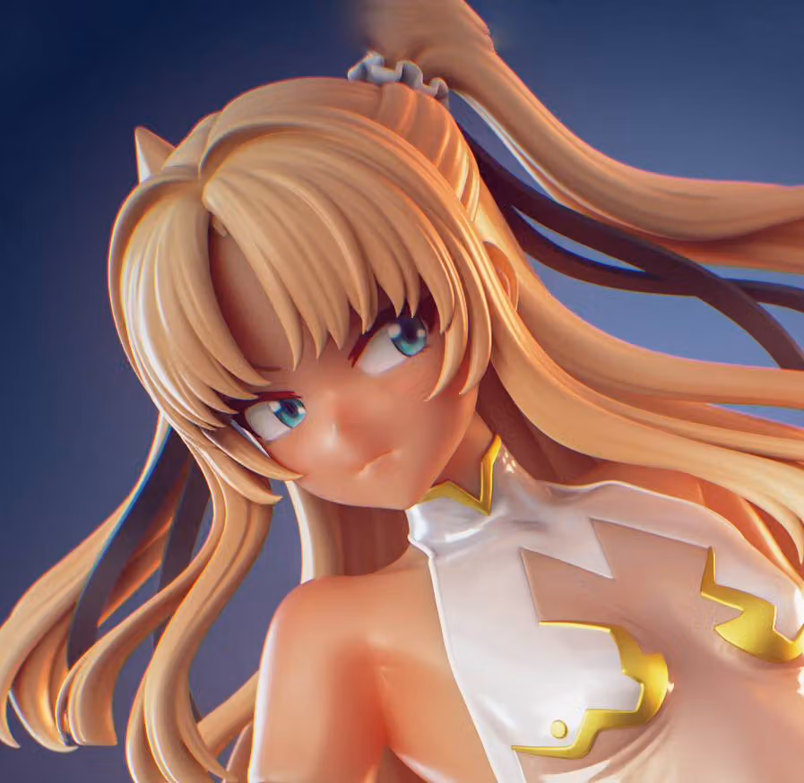Lily Futaba Statue | Tentacle & Witches Fan Art by PikkyPrints SFW,NSFW 3d printed statue,3d printed,3d printed figure,Lily Futaba Statue,Tentacle And Witches Statue,nsfw statue