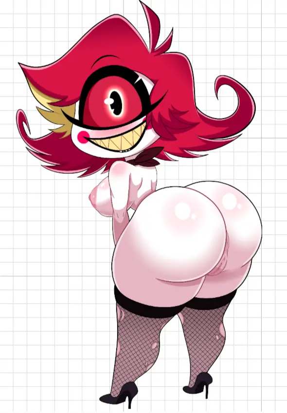 Niffty Big Ass Sticker | Hazbin Hotel Vinyl-Sticker SFW,NSFW,Futa Hazbin Hotel sticker,nsfw sticker,Niffty stickers,futa sticker,futanari sticker