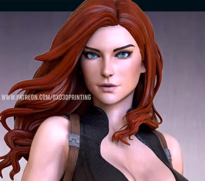 Mara Jade Statue | Star Wars Fan Art by OXO3D SFW,NSFW 3d printed statue,3d printed,nsfw statue,3d printed figure,Mara Jade Statue,Star Wars Statue