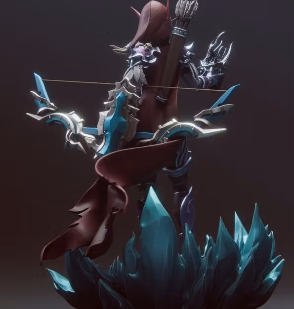 Statua Sylvanas Windrunner | World of Warcraft Fan art di Bulkamancer SFW 3d printed statue,3d printed,Sylvanas Windrunner Statue,3d printed figure,World of Warcraft