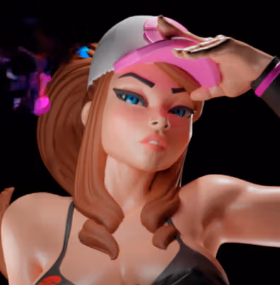 Hilda Statue | Pokemon Fan Art by Digital Dark SFW,NSFW,Futa 3d printed statue,3d printed,nsfw statue,futa statue,Hilda Statue,pokemon statue,futa figurines,futanari figurines,futanari statue