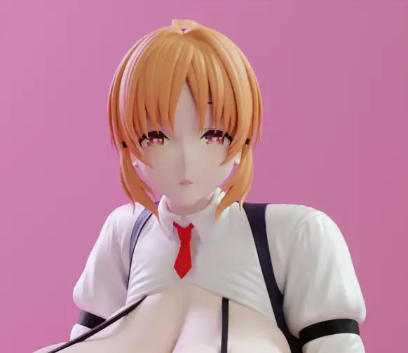 Bartender Girl Statue | Original Fan Art by KiTNo SFW,NSFW 3d printed statue,3d printed figure,nsfw statue,Original statue,Bartender Girl statue
