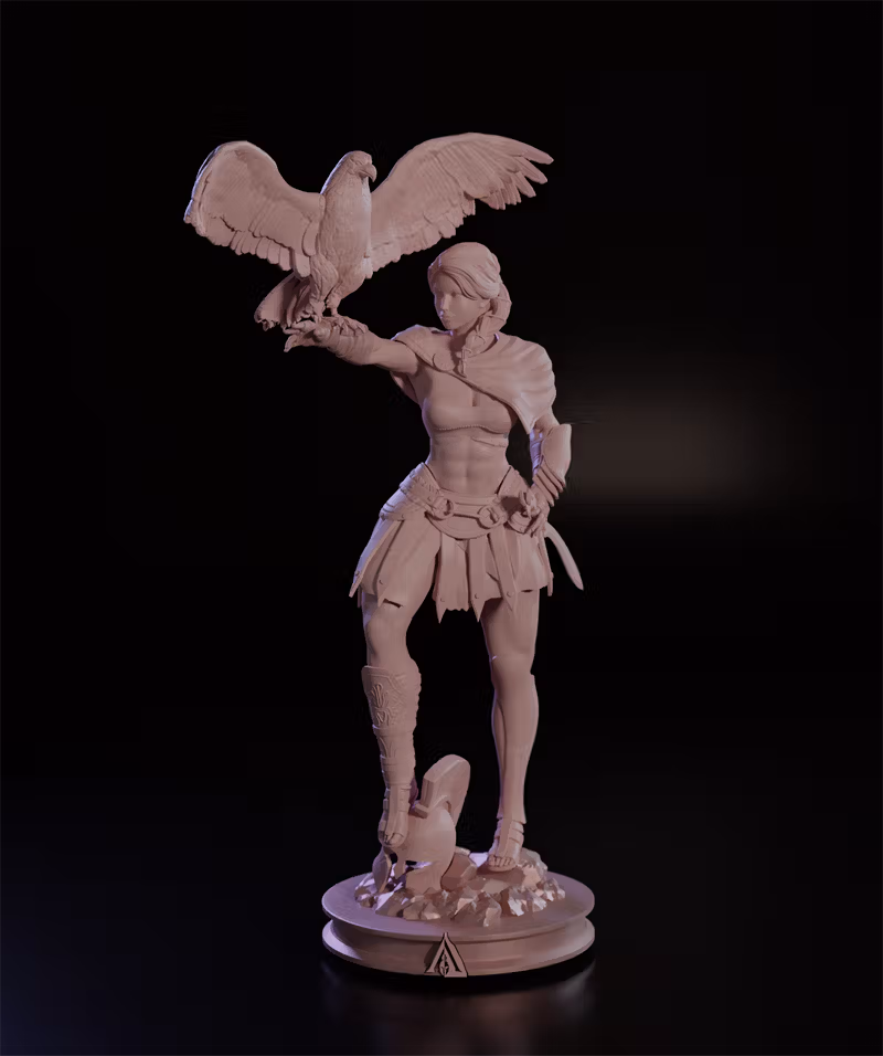 Statue Kassandra | Assassin's Creed Fan art par Momoji3d SFW,NSFW 3d printed statue,3d printed,nsfw statue,3d printed figure,Kassandra Statue,Assassin's Creed Statue 