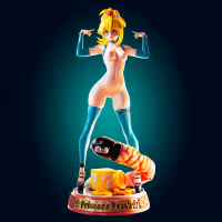 Princess Peach Thin Statue | Super Mario Fan Art by Officer Rhu SFW,NSFW,Futa 3d printed statue,3d printed,nsfw statue,Princess Peach Statue,Super Mario Statue,futa statue,futa figurines,futanari figurines,futanari statue