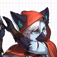 B.B.Hood Furry Sticker | Darkstalkers Vinyl Sticker SFW sfw sticker,stickers,B.B.Hood sticker,Darkstalkers sticker,furry sticker