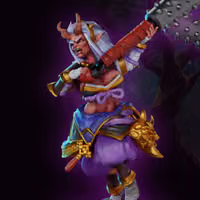 Kishima, Oni Clan Member Miniature | DnD Fan Art by Gaz Minis SFW 3d printed,miniature,dnd miniature,Kishima, Oni Clan Member,3d printed miniature