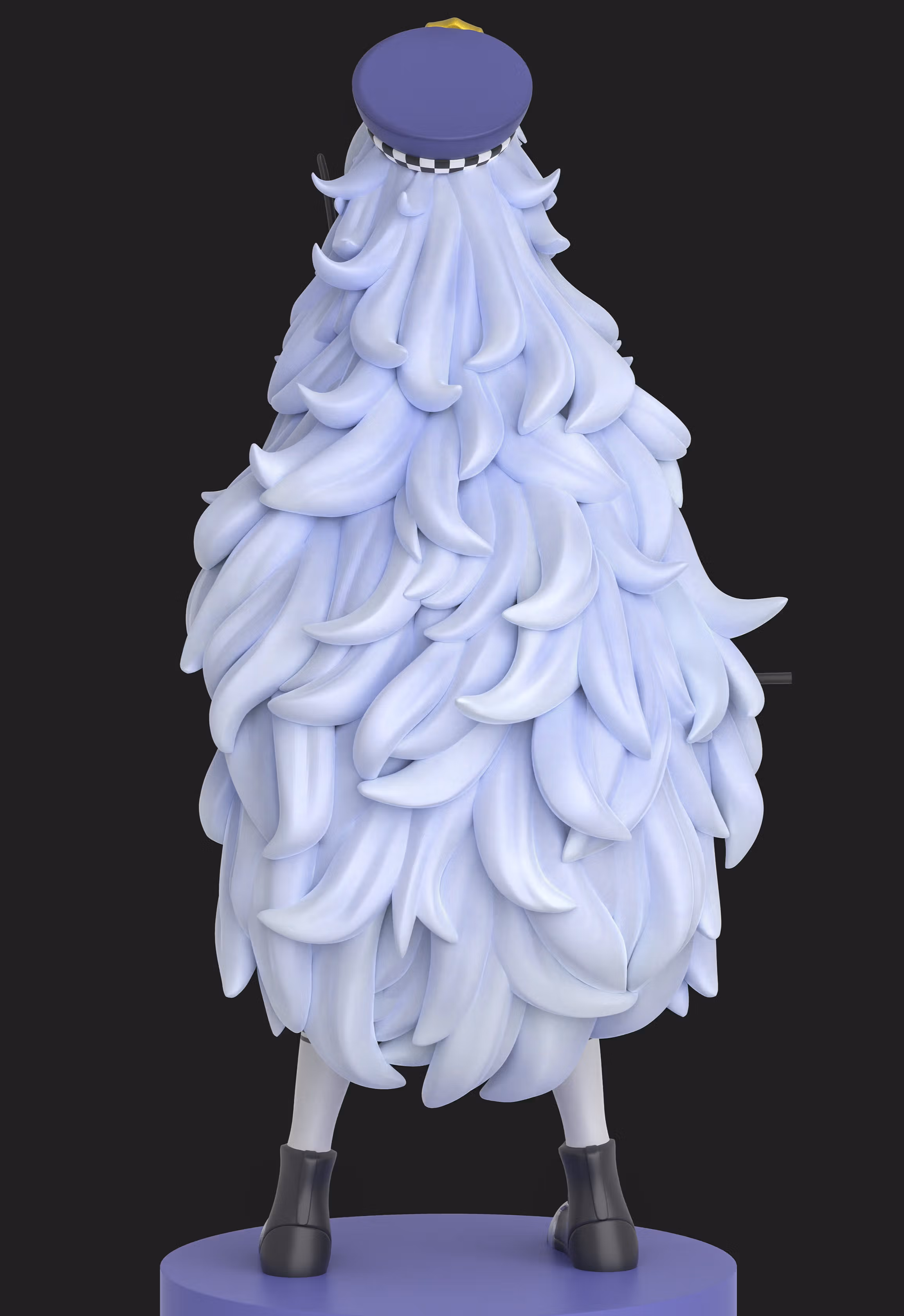 Poli Police Squad Statue | NIKKE Fanart von Sin3Dstudio SFW 3d printed statue,Poli Police Squad statue,NIKKE statue,3d printed figure,3d printed