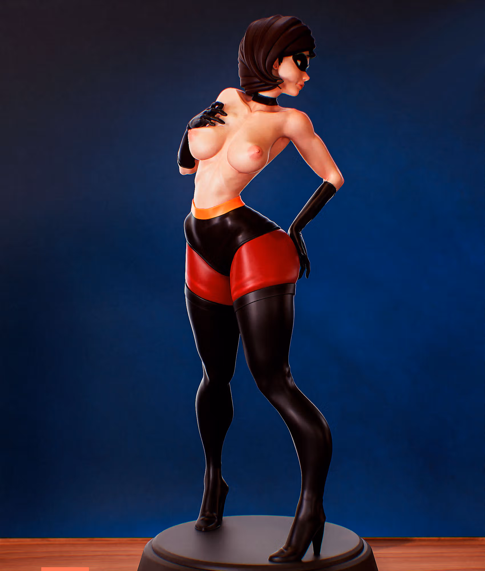 Statue Elastigirl | The Incredibles Fan art par PEACHFIGURE SFW,NSFW 3d printed,3d printed statue,The Incredibles statue,Elastigirl statue,nsfw statue