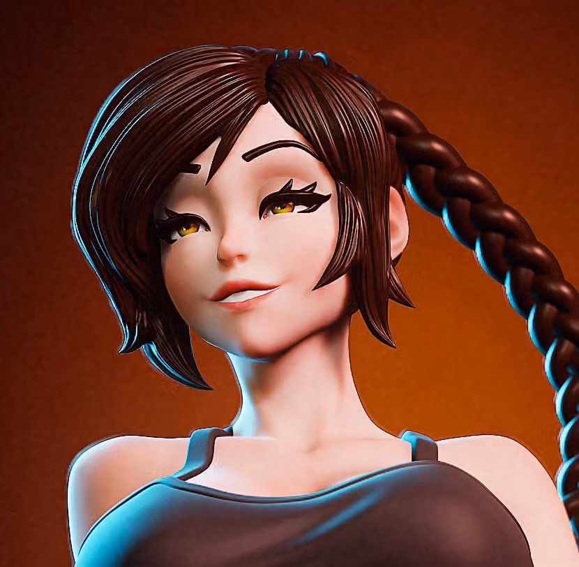 Ty Lee Statue | Avatar Last Airbender Fan Art by PEACHFIGURE SFW,NSFW 3d printed statue,3d printed,nsfw statue,3d printed figure,Ty Lee statue,Avatar Last Airbender statue