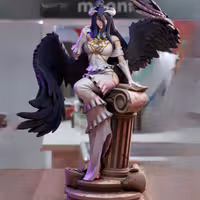 Albedo Statue | Overlord Fan Art by 3Dmoonn SFW 3d printed,3d printed statue,Albedo Statue,Overlord statue