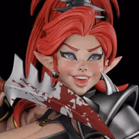 Statua Lelith Hesperax | 40k Fan Art di Digital Dark SFW,NSFW,Futa 3d printed statue,3d printed,nsfw statue,futa statue,futa figurines,futanari figurines,futanari statue,3d printed figure,Lelith Hesperax Statue,warhammer 40k statue