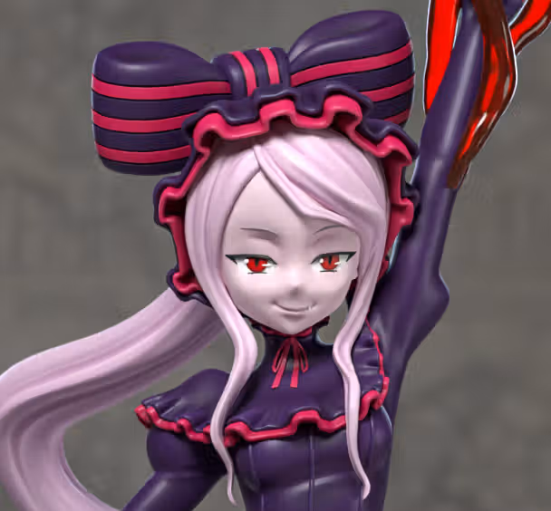 Shalltear Bloodfallen Statue | Overlord Fan Art by Azerama SFW,NSFW 3d printed,3d printed statue,nsfw statue,overlord statue,Shalltear Bloodfallen statue,3d printed figure