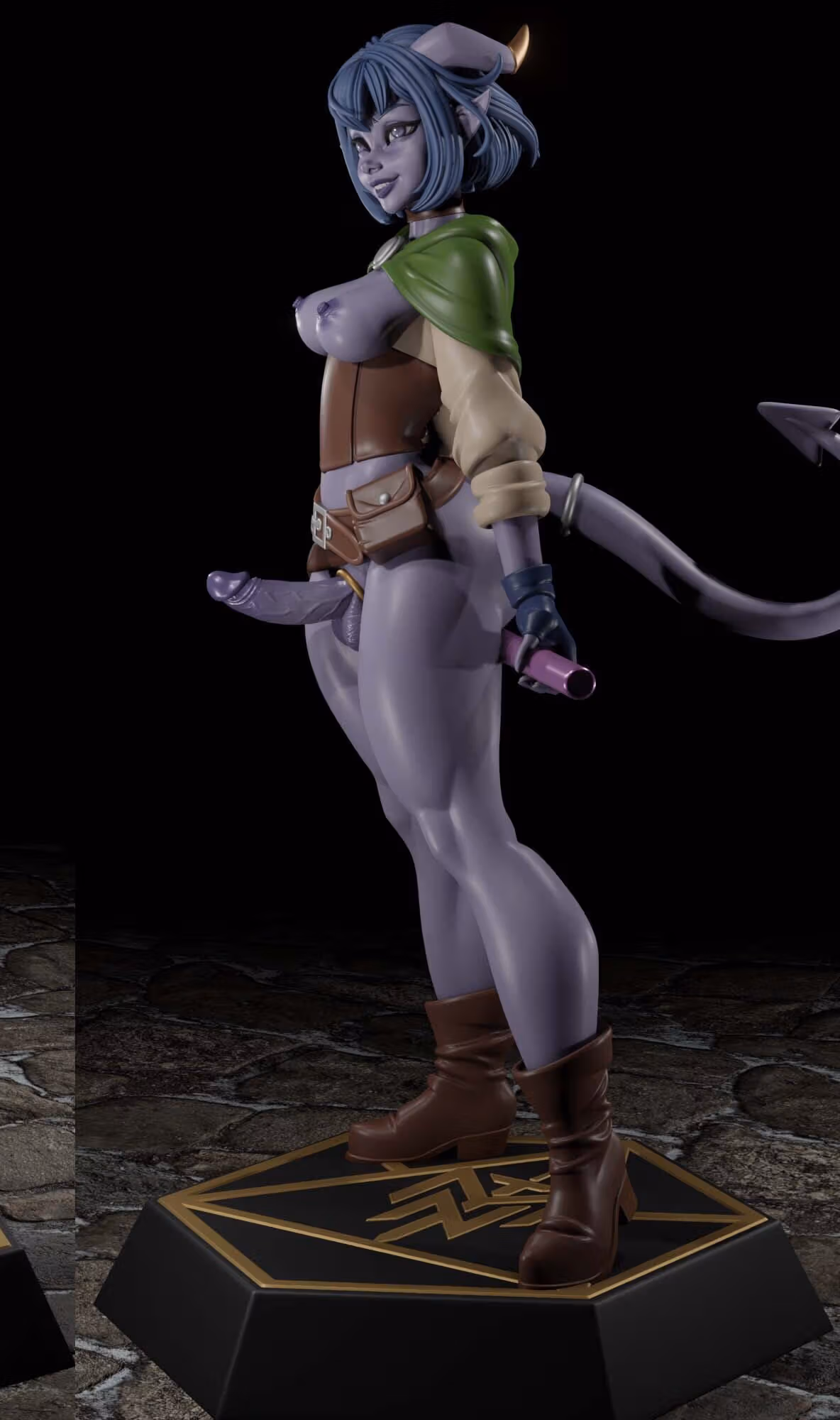 Statua Jester Lavorre | DnD Fan Art di Digital Dark SFW,NSFW,Futa 3d printed statue,3d printed,nsfw statue,futa statue,futa figurines,futanari figurines,futanari statue,3d printed figure,Jester Lavorre Statue,dnd statue