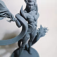 Statue Coven Evelynn | League of Legends Fan art par E.S Monster SFW 3d printed statue,3d printed,nsfw statue,3d printed figure,Coven Evelynn Statue,League of Legends Statue