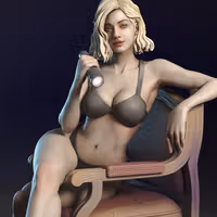 Grace Ashcroft Statue | Residual Evil Fan Art by TorridaMinis SFW,NSFW 3d printed,3d printed statue,nsfw statue,3d printed figure,Grace Ashcroft Statue,Residual Evil Statue
