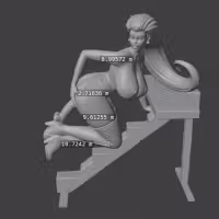 Bundle 6 Miniature Pack Nessa, Jessie, Amy Rose, Misty, Elza, Daisy NSFW 3d printed miniature,3d printed,miniature,sfw miniature,Nessa statue,Jessie statue,Amy Rose statue