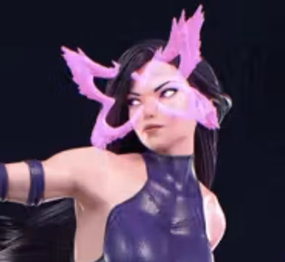 Psylocke Statue | Marvel Fan Art by PEACHFIGURE SFW,NSFW 3d printed statue,3d printed,nsfw statue,3d printed figure,Psylocke statue,Marvel statue