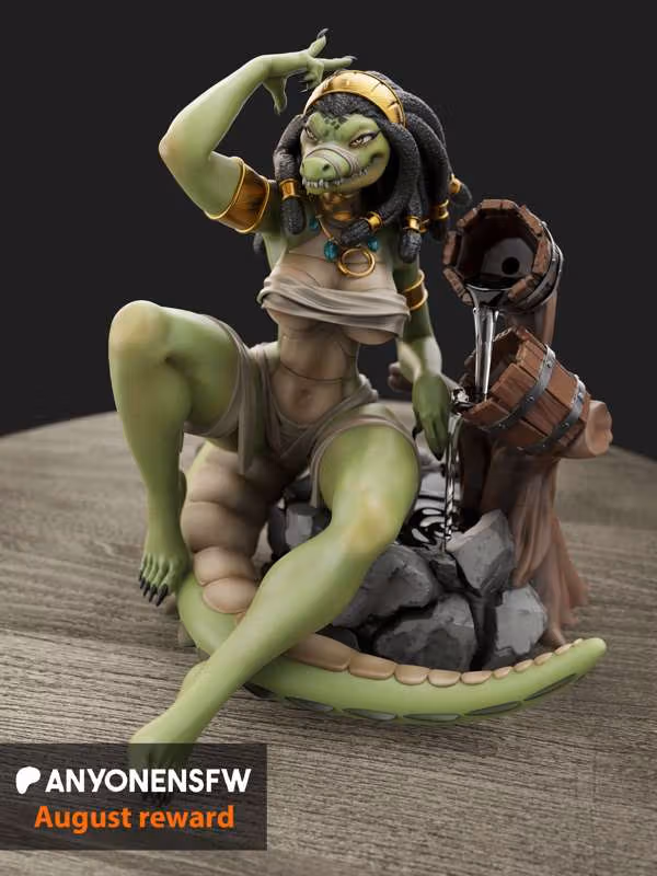 Ammit Crocodile Girl Statue | Marvel Fan Art by Anyonensfw SFW,NSFW,Futa 3d printed statue,3d printed,nsfw statue,Ammit Crocodile Girl ,Marvel statue ,3d printed figure,furry statue,futa statue,futa figurines,futanari figurines,futanari statue
