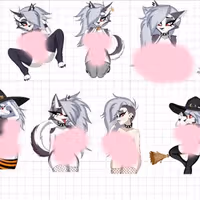 Loona Mega Pack Sticker | Helluva Boss Vinyl Sticker SFW,NSFW furry sticker,sticker pack,nsfw sticker,loona sticker,Helluva Boss sticker,Halloween sticker
