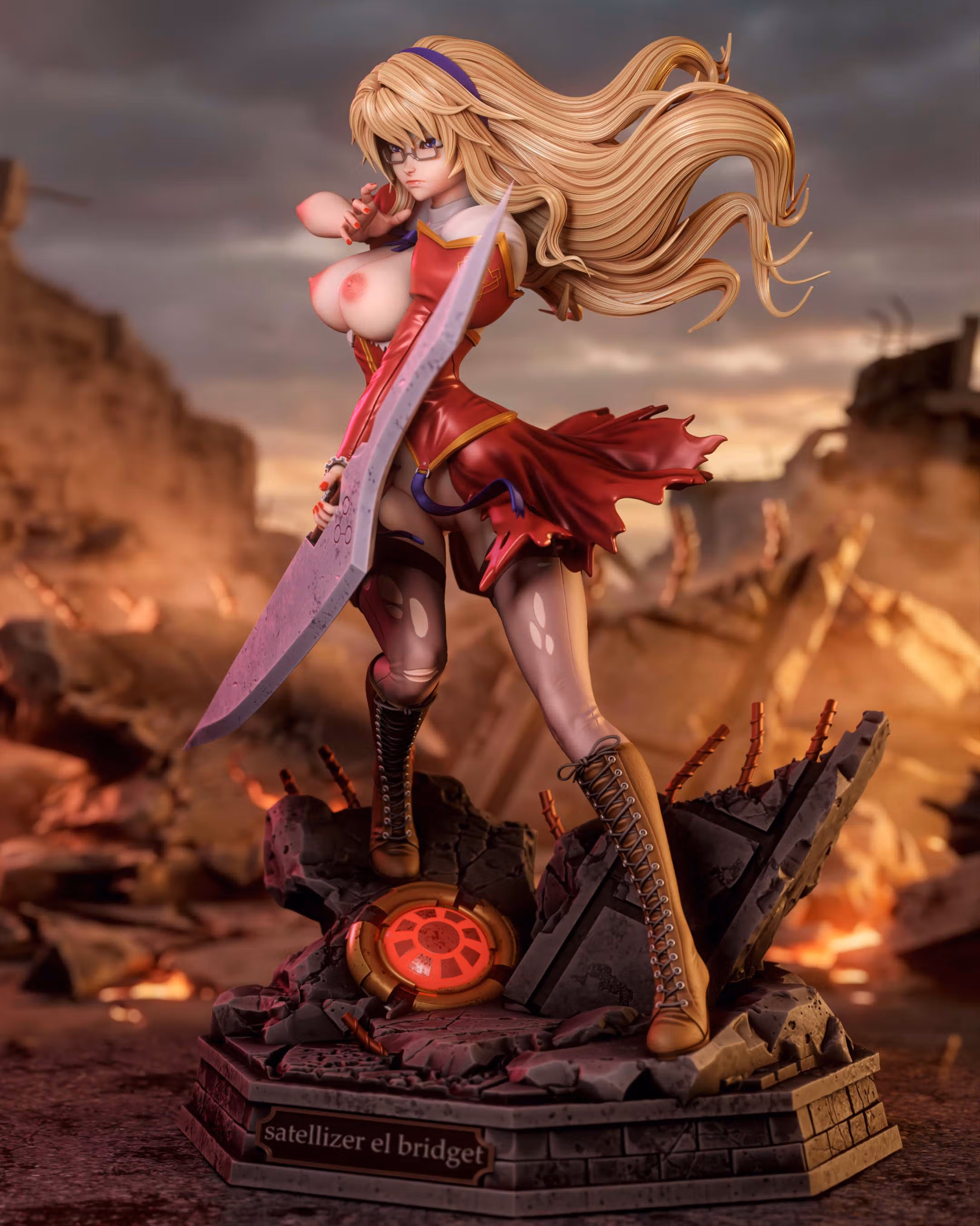 Statua Satellizer el Bridget | Freezing Fan art di 3Dmoonn SFW,NSFW 3d printed,3d printed statue,Freezing Statue,Satellizer el Bridget statue,3d printed figure,nsfw statue