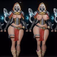 Female Tech Priest Statue | 40k Fan Art by Digital Dark SFW,NSFW,Futa futa statue,3d printed,nsfw statue,Female Tech Priest Statue,3d printed figure,3d printed,Warhammer 40k Statue,futa figurines,futanari figurines,futanari statue