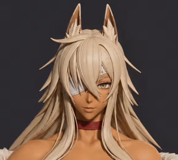 Ghislaine Statue | Mushoku Tensei Fan Art by Rushzilla SFW 3d printed,3d printed statue,3d printed figure,Ghislaine statue,Mushoku Tensei statue