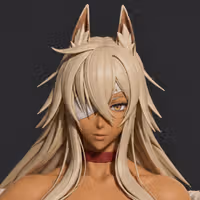 Ghislaine Statue | Mushoku Tensei Fan Art by Rushzilla SFW 3d printed,3d printed statue,3d printed figure,Ghislaine statue,Mushoku Tensei statue