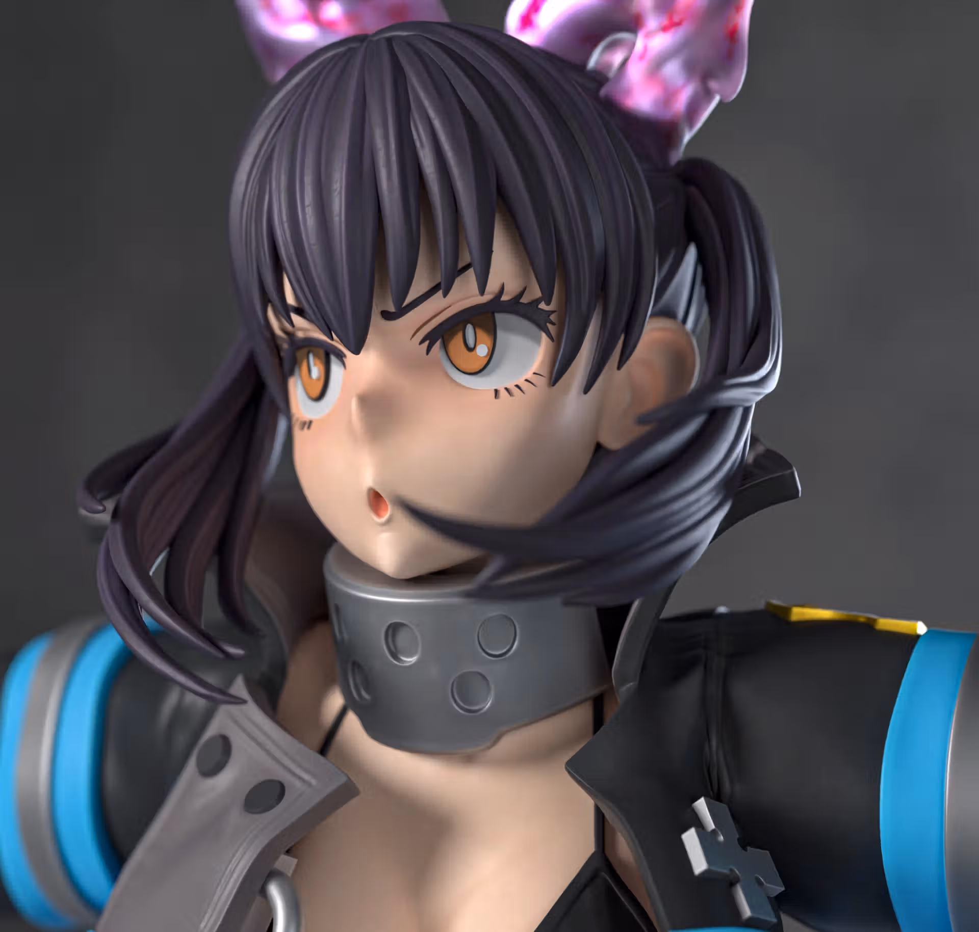 Tamaki Kotatsu Statue | Fire Force Fan Art by Azerama SFW,NSFW 3d printed,3d printed statue,nsfw statue,Tamaki Kotatsu statue,Fire Force statue