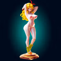 Launch Statue | Dragon Ball Fan Art by Officer Rhu SFW,NSFW,Futa 3d printed statue,3d printed,nsfw statue,Launch Statue,Dragon Ball Statue,futa statue,futa figurines,futanari figurines,futanari statue