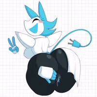 Tasque Manager Furry Sticker | Deltarune Vinyl Sticker NSFW nsfw sticker,Tasque Manager sticker,furry sticker,deltarune stickers