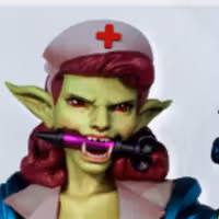 Zorgra Bloodmender Orc Medic Miniature | Cyberpunk2077 Fan Art by Gaz Minis SFW,NSFW 3d printed,miniature,Cyberpunk2077 miniature,nsfw miniature,Zorgra Bloodmender Orc Medic,3d printed miniature