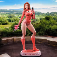 Atom Eve Statue | Invincible Fan Art by PEACHFIGURE SFW,NSFW 3d printed statue,3d printed,nsfw statue,3d printed figure,Atom Eve statue,Invincible statue