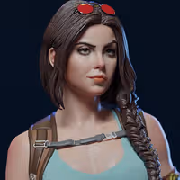 Statua Lara Croft | Tomb Raider Fan art di E.S Monster SFW,NSFW 3d printed,3d printed statue,Lara Croft Statue ,nsfw statue,Tomb Raider statue