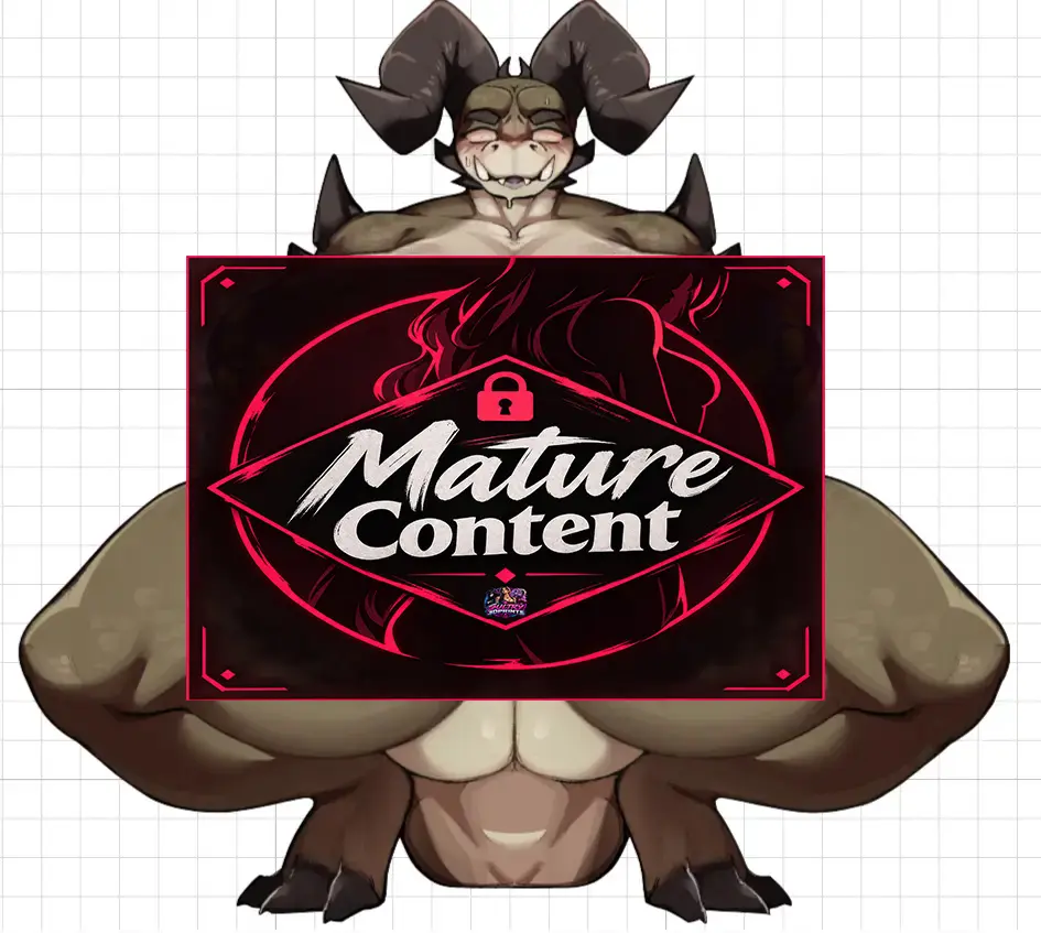 Autocollant Deathclaw Bodypaint Furry Girl | Fallout Autocollant en vinyle NSFW stickers,Deathclaw sticker,Fallout sticker,furry sticker,nsfw sticker