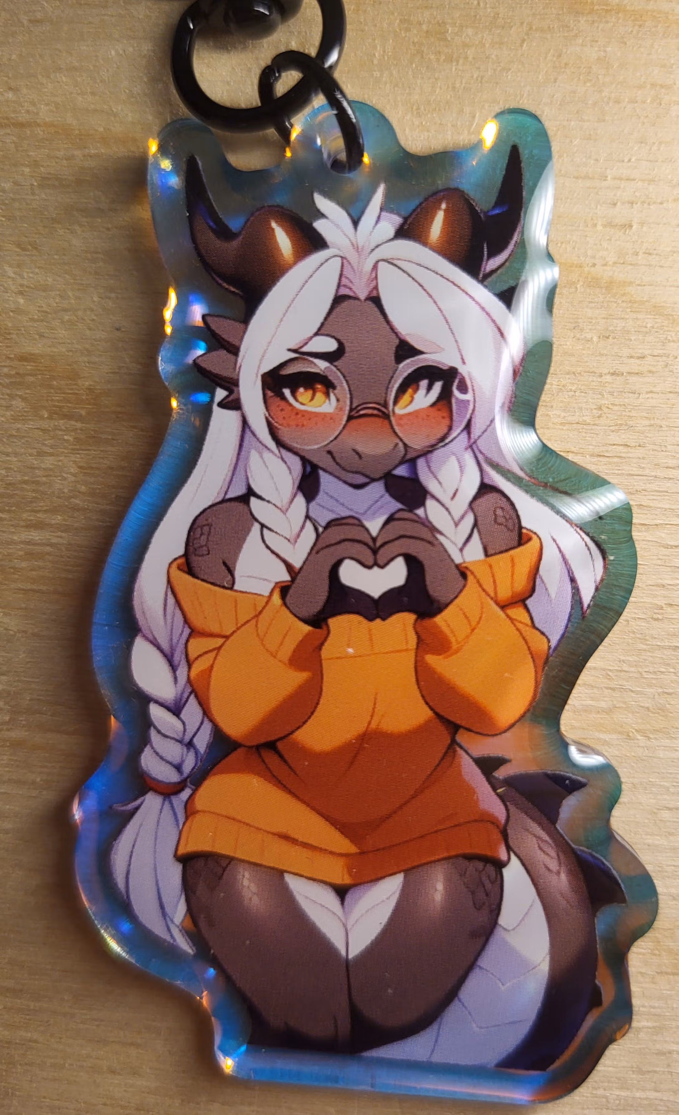 Cute Dragon Keychain | Original Acrylic Keychain SFW Cute Dragon keychain,furry keychain,SFW keychain
