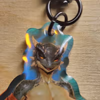 Argonian Keychain | The Elder Scrolls Acrylic Keychain SFW Argonian keychain,furry keychain,SFW keychain,Skyrim keychain,The Elder Scrolls