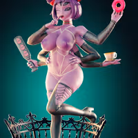 Estatua Muffet Spider Girl Furry | Monster Girl Fan art por Officer Rhu SFW,NSFW,Futa 3d printed statue,3d printed,3d printed figure,Muffet Spider Girl Statue,Monster Girl Statue,futa statue,futa figurines,futanari figurines,futanari statue,nsfw statue,furry statue