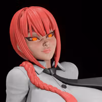Makima Statue | Chainsaw Man Fan Art by Digital Dark SFW,NSFW,Futa 3d printed statue,3d printed,nsfw statue,3d printed figure,futa statue,Makima Statue,Chainsaw Man Statue,futa figurines,futanari figurines,futanari statue