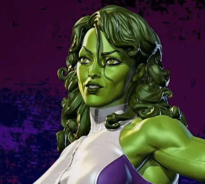 Estatua She Hulk | Marvel Fan art por Yan H SFW,NSFW 3d printed,3d printed statue,nsfw statue,3d printed figure,She Hulk statue,marvel statue