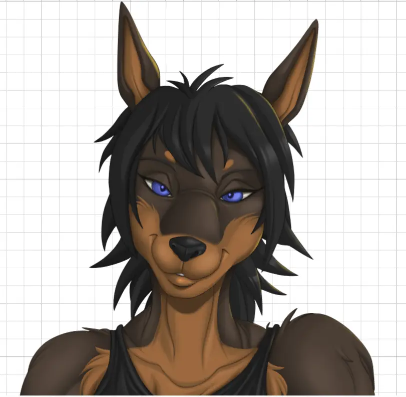 Doberman Gym Furry Sticker | Original Vinyl-Sticker SFW,NSFW,Futa furry sticker,nsfw sticker,futanari sticker,Doberman sticker,original sticker,futa sticker