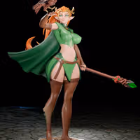 Keyleth Statue | Vox Machina Fan Art by Digital Dark SFW,NSFW,Futa 3d printed statue,3d printed,nsfw statue,futa statue,Keyleth Statue,Vox Machina Statue,futa figurines,futanari figurines,futanari statue