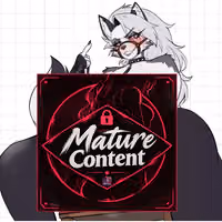 Loona Muzzle Futa Sticker | Helluva Boss Vinyl Sticker Futa loona nsfw,loona sticker,furry sticker,Helluva Boss,futa sticker,futanari sticker