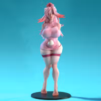 Waifumon Chansey Statue | Pokemon Fan Art by SiryllArt SFW,NSFW 3d printed statue,3d printed,nsfw statue,cosplay pokemon statue,Waifumon Chansey Statue,Pokemon Statue
