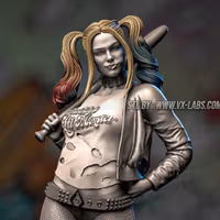 Harley Quinn Statue | DC Fan Art by VX-Labs SFW,NSFW 3d printed statue,3d printed,nsfw statue,3d printed figure,Harley Quinn Statue,DC Statue