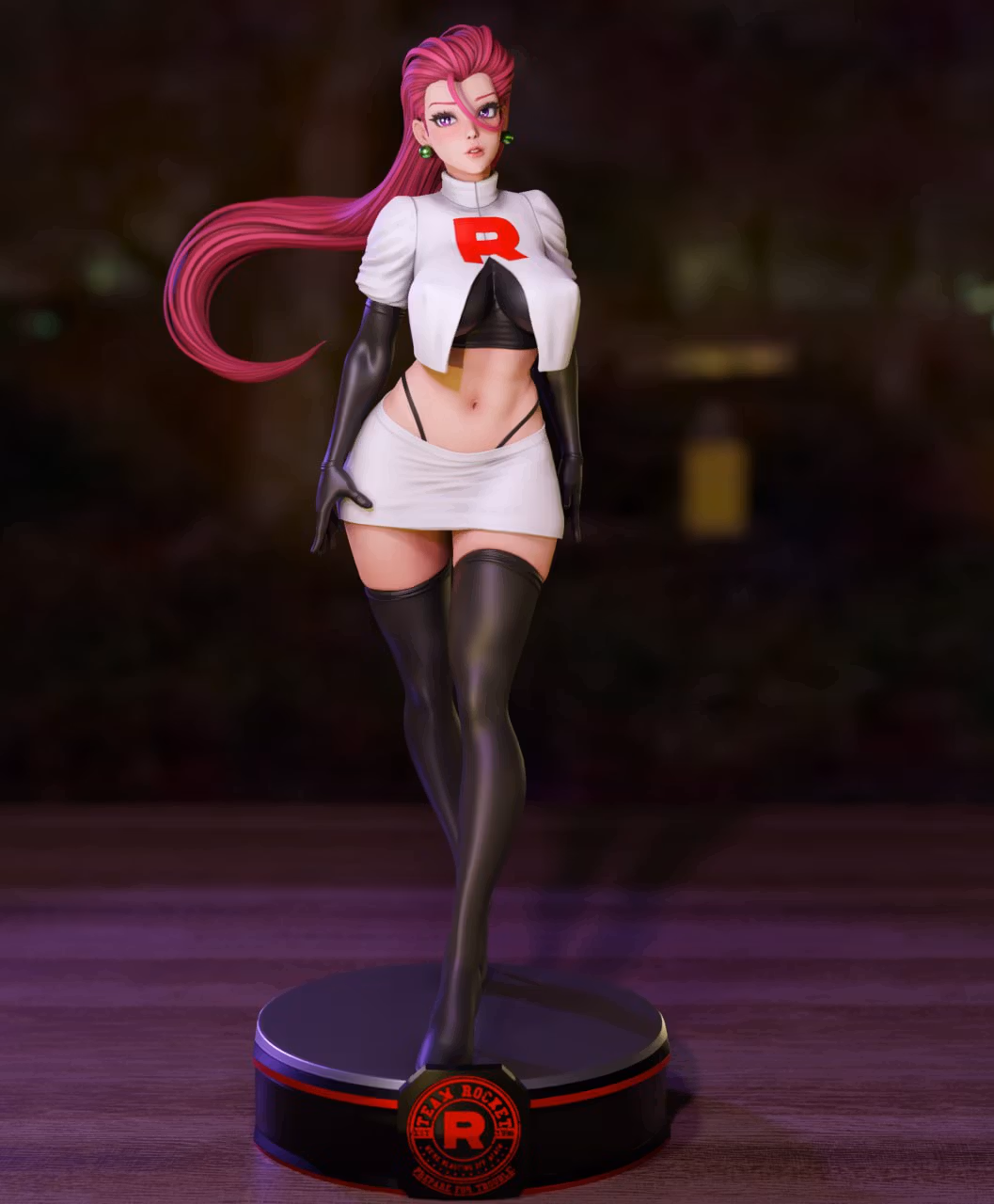 Jessie Statue | Pokemon Fan Art by Momoji3d SFW,NSFW 3d printed,3d printed statue,nsfw statue,Jessie statue,Pokemon statue