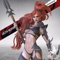 Figura Lelith Hesperax | 40k Fanart autorstwa OXO3D SFW,NSFW 3d printed,3d printed statue,nsfw statue,3d printed figure,Lelith Hesperax statue,warhammer40k statue