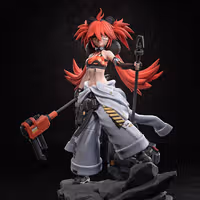 Koleda Belobog Statue | Zenless Zone Zero Fanart von H3LLCREATOR SFW 3d printed statue,Zenless Zone Zero,3d printed,Koleda Belobog Statue,3d printed figure