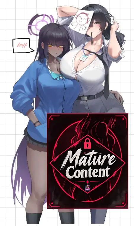 Karin Futa Sticker | Blue Archive Futanari Stickers Ecchi Cartoon Futa futanari sticker,Blue Archive stickers,futa sticker,Karin sticker,nsfw sticker