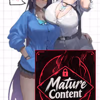 Karin Futa Sticker | Blue Archive Futanari Stickers Ecchi Cartoon Futa futanari sticker,Blue Archive stickers,futa sticker,Karin sticker,nsfw sticker